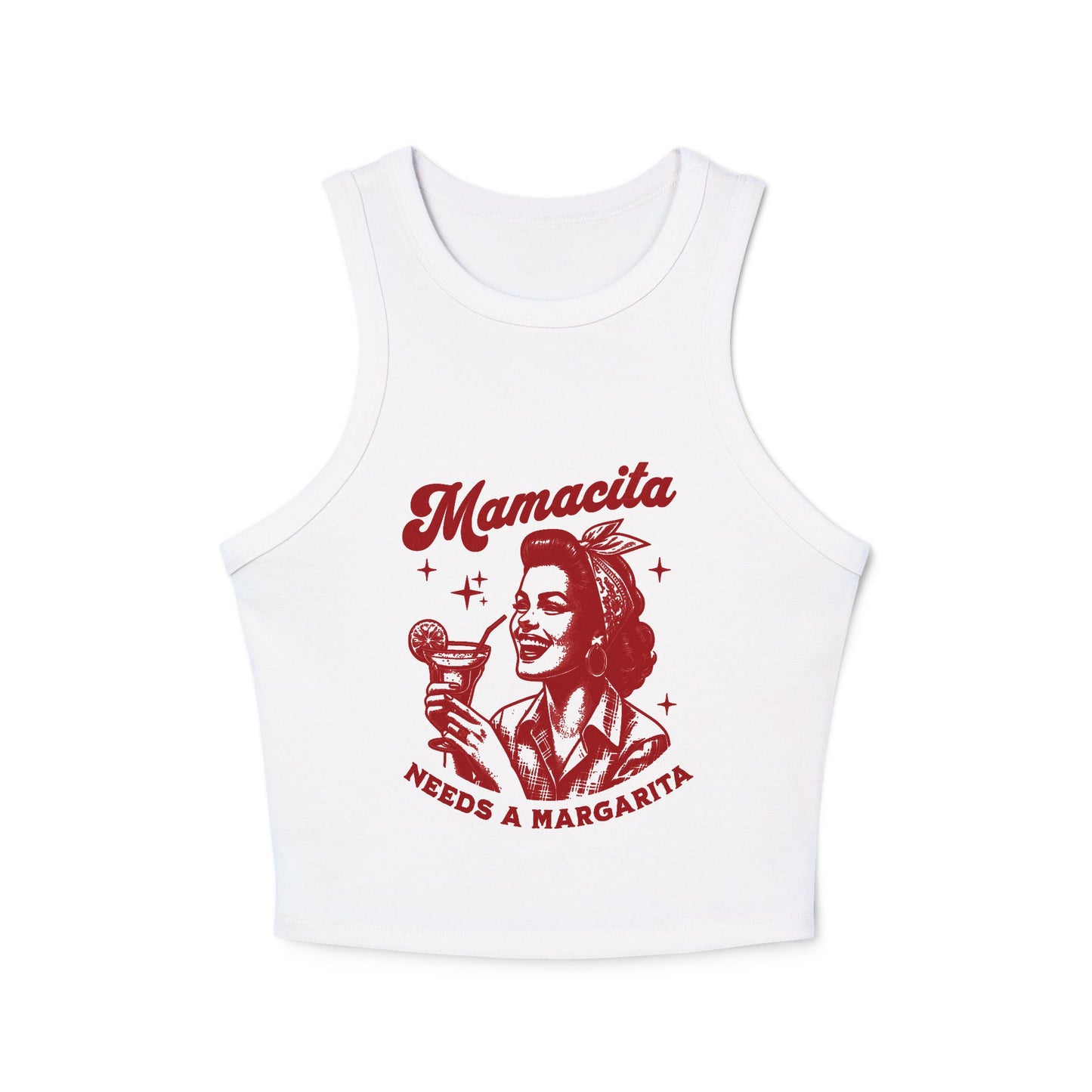 Margarita Vibes Racer Tank Top - Perfect for Summertime, Beach Days, Parties, Casual Outings, Gift for Her