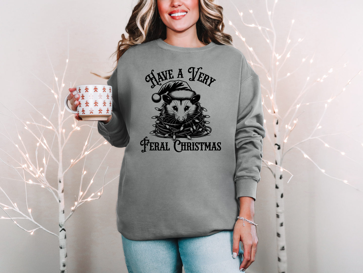 a woman is holding a cup of coffee