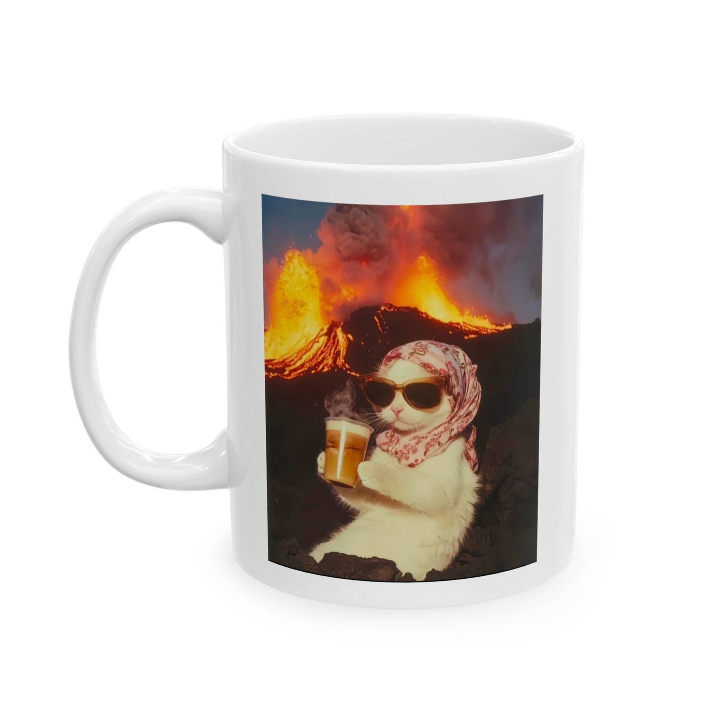 Unbothered Cat Coffee Mug, (11oz) Cat Lovers Mug, Cat Coffee Cup, Pet Owner Gift, Fun Mug, Cat Mug, Cat Lover Gift