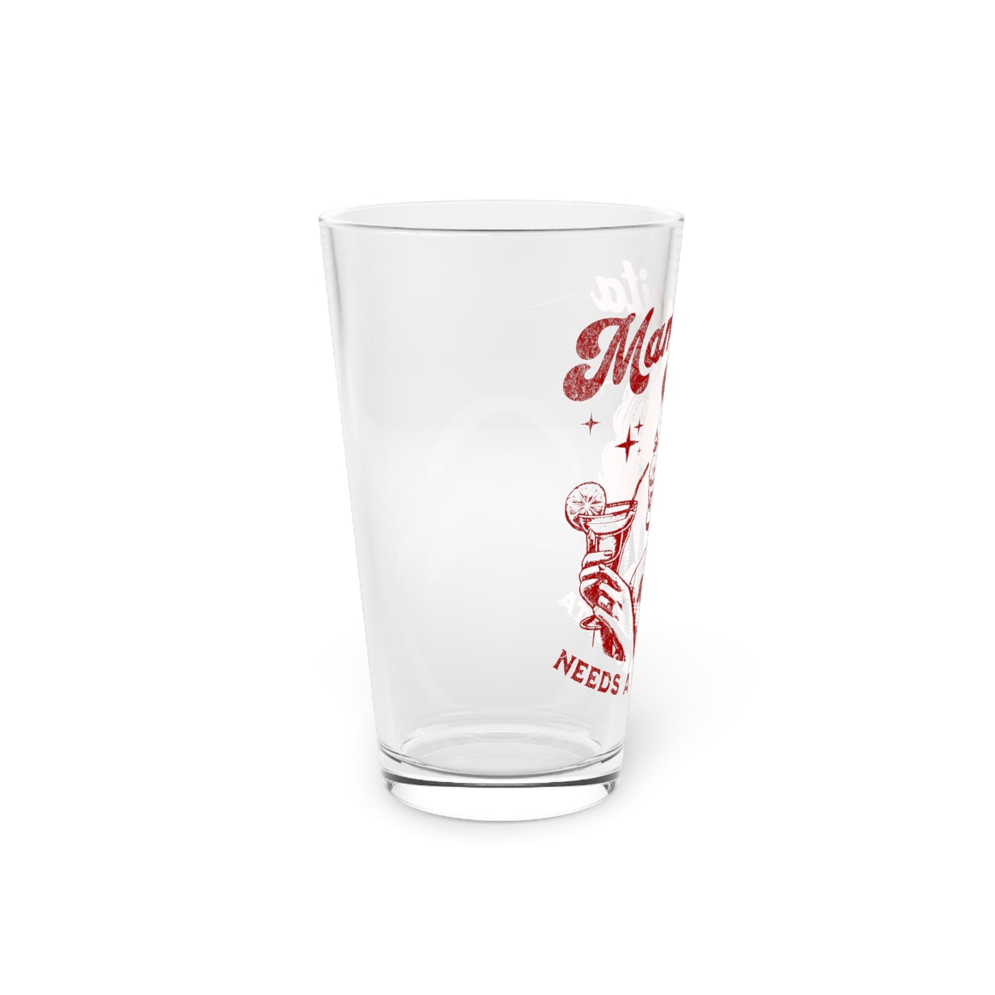 Mamacita Needs a Margarita Pint Glass, 16oz Bachelorette Party, Weekend Glass, Party Glass, Margarita Glass, Barware