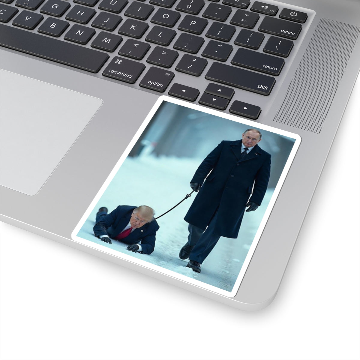 Putin and Trump Sticker - Unique Wall Art Decor, Laptop Stickers, Gift for Art Lovers, Playful Home Decor, Distinctive