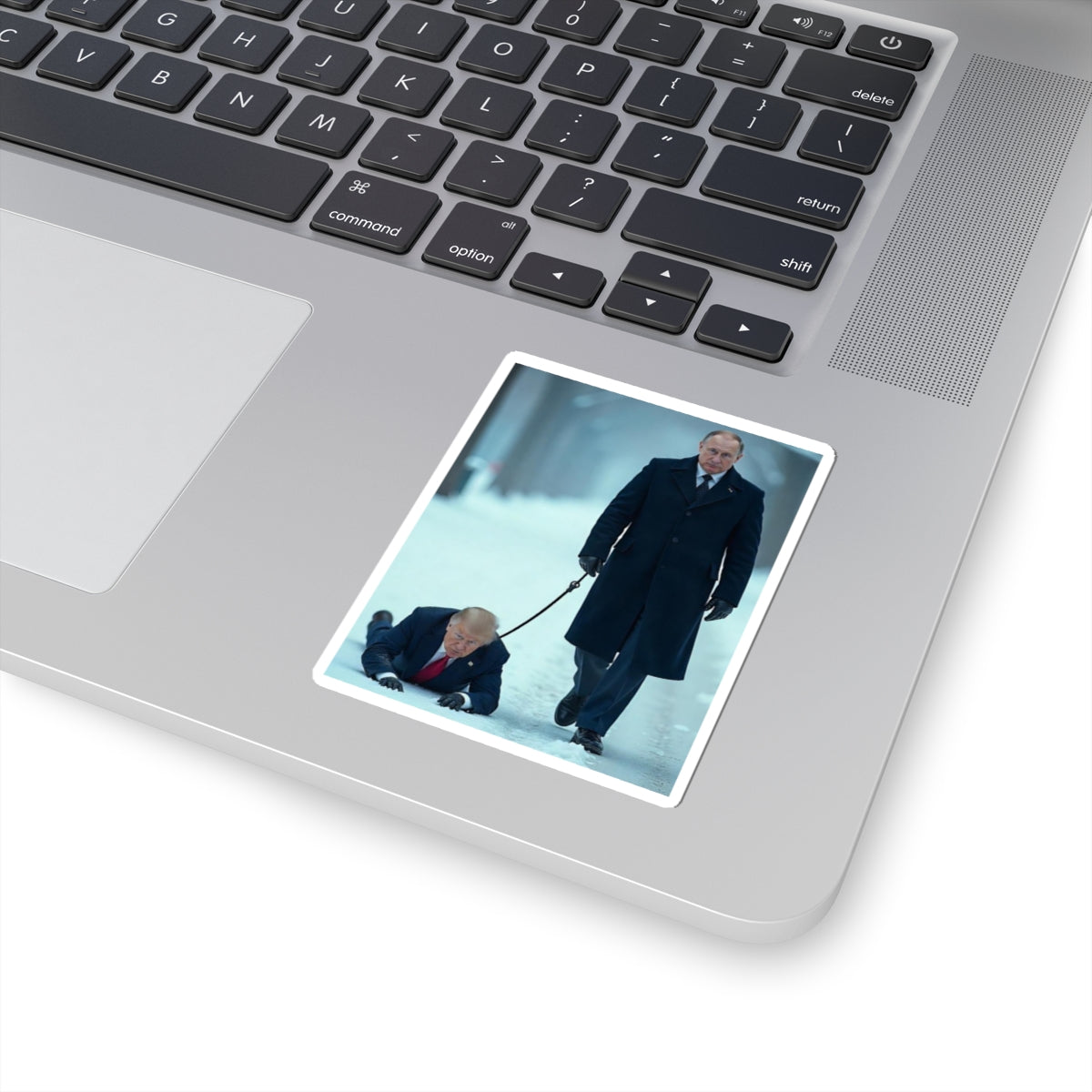 Putin and Trump Sticker - Unique Wall Art Decor, Laptop Stickers, Gift for Art Lovers, Playful Home Decor, Distinctive