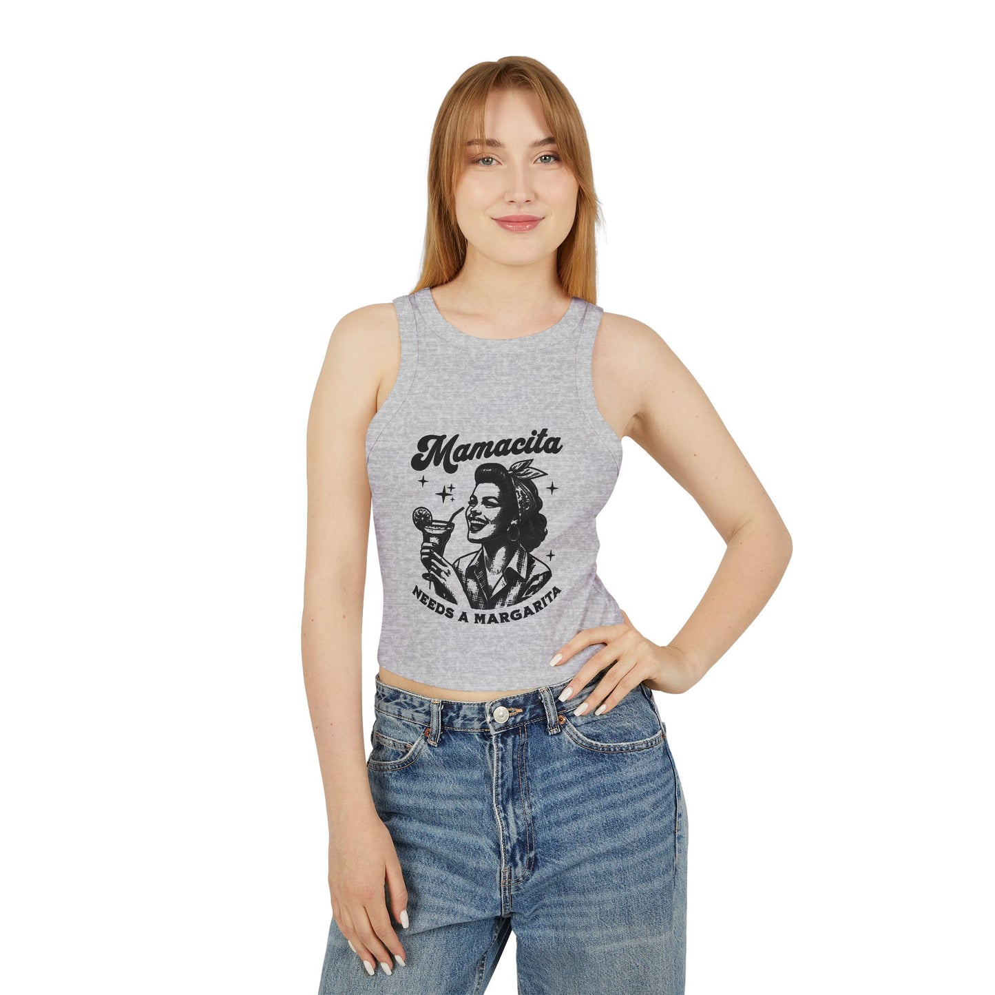 Margarita Vibes Racer Tank Top - Perfect for Summertime, Beach Days, Parties, Casual Outings, Gift for Her