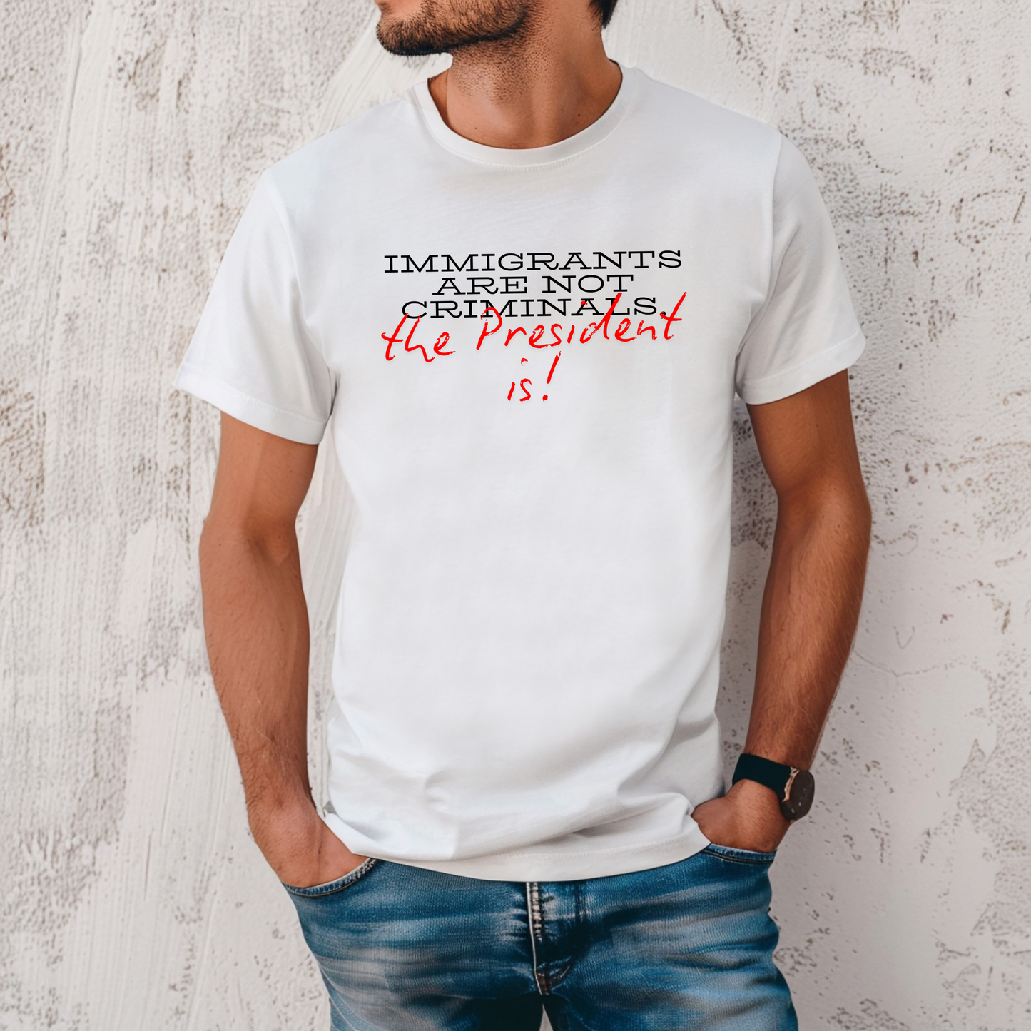Immigrants Are Not Criminals, The President Is Crop-Top, Latina Crop-Top, Fuck Trump Crop-Top, Funny Anti Trump Shirt, Anti-republican shirt