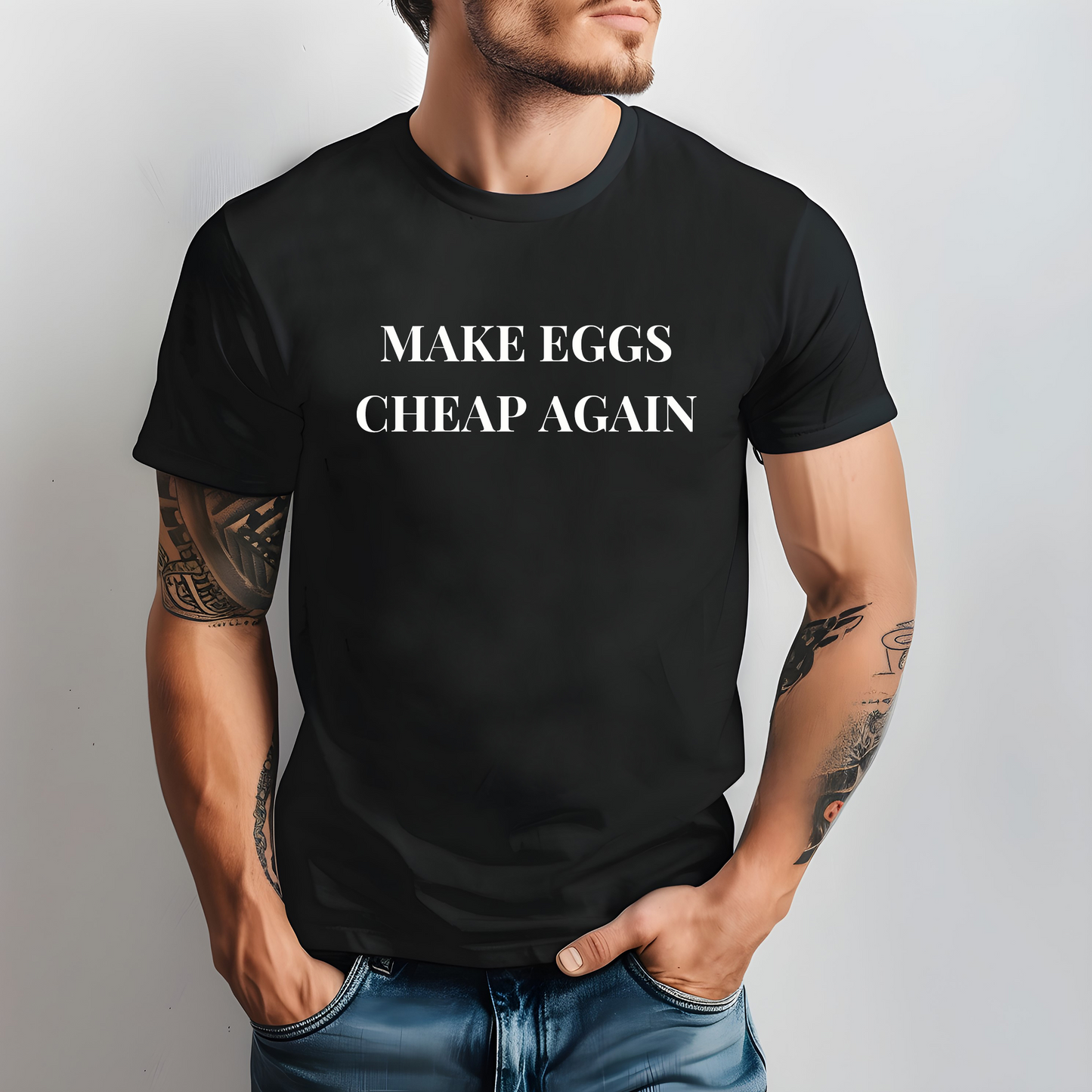 Make Eggs Cheap Again Unisex T-Shirt, Political Protest Shirt, Anti-Trump, FDT, Subtle Fuck Trump Anti MAGA Republican, Anti Inflation