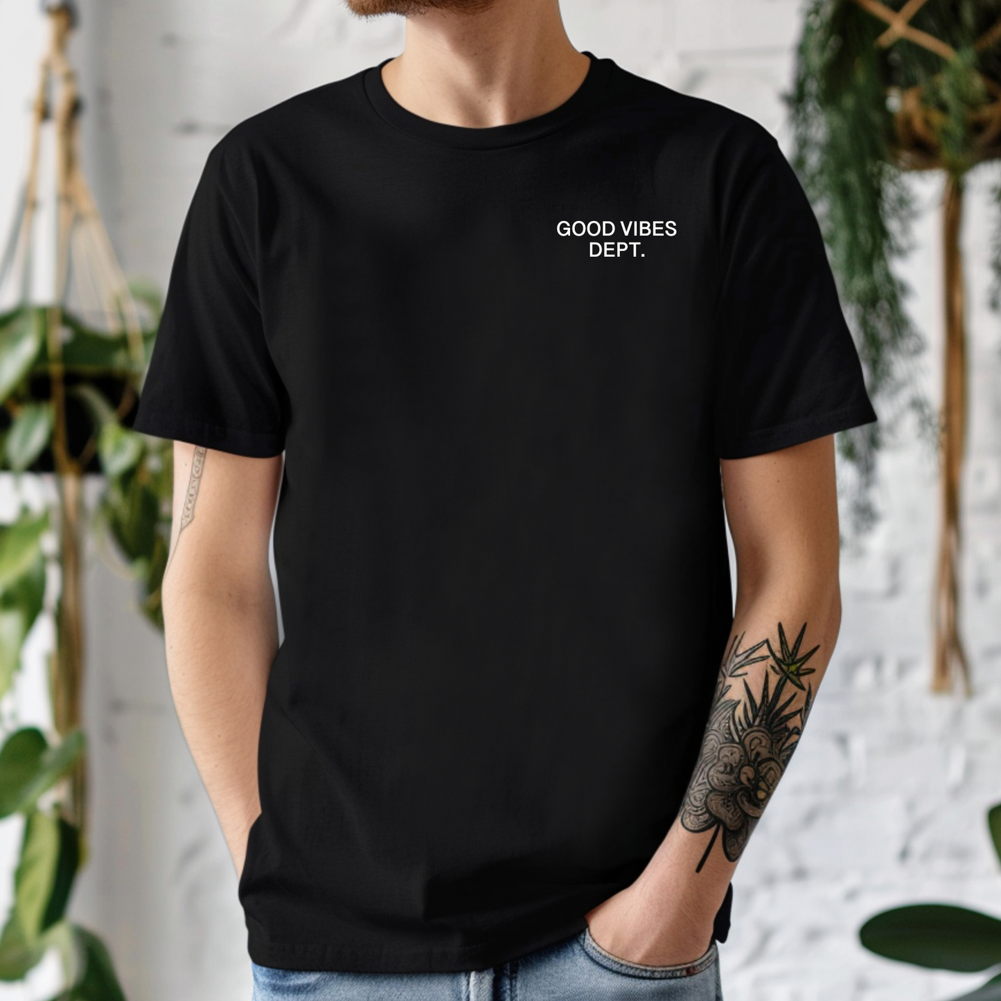 GOOD VIBES DEPT. T-Shirt, Trend Shirt, Cheery Vibes Hoodie, Gift, Good Vibes Shirt, Aesthetic Shirt, Positive Vibes Shirt, Happy Mind Tee