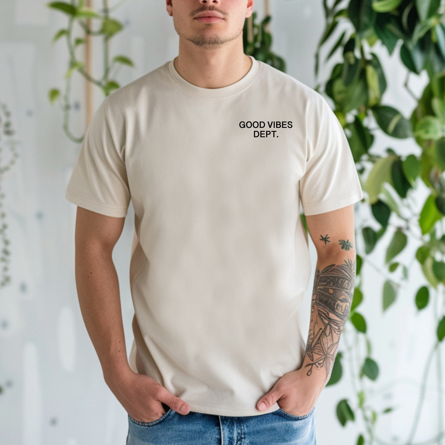 GOOD VIBES DEPT. T-Shirt, Trend Shirt, Cheery Vibes Hoodie, Gift, Good Vibes Shirt, Aesthetic Shirt, Positive Vibes Shirt, Happy Mind Tee