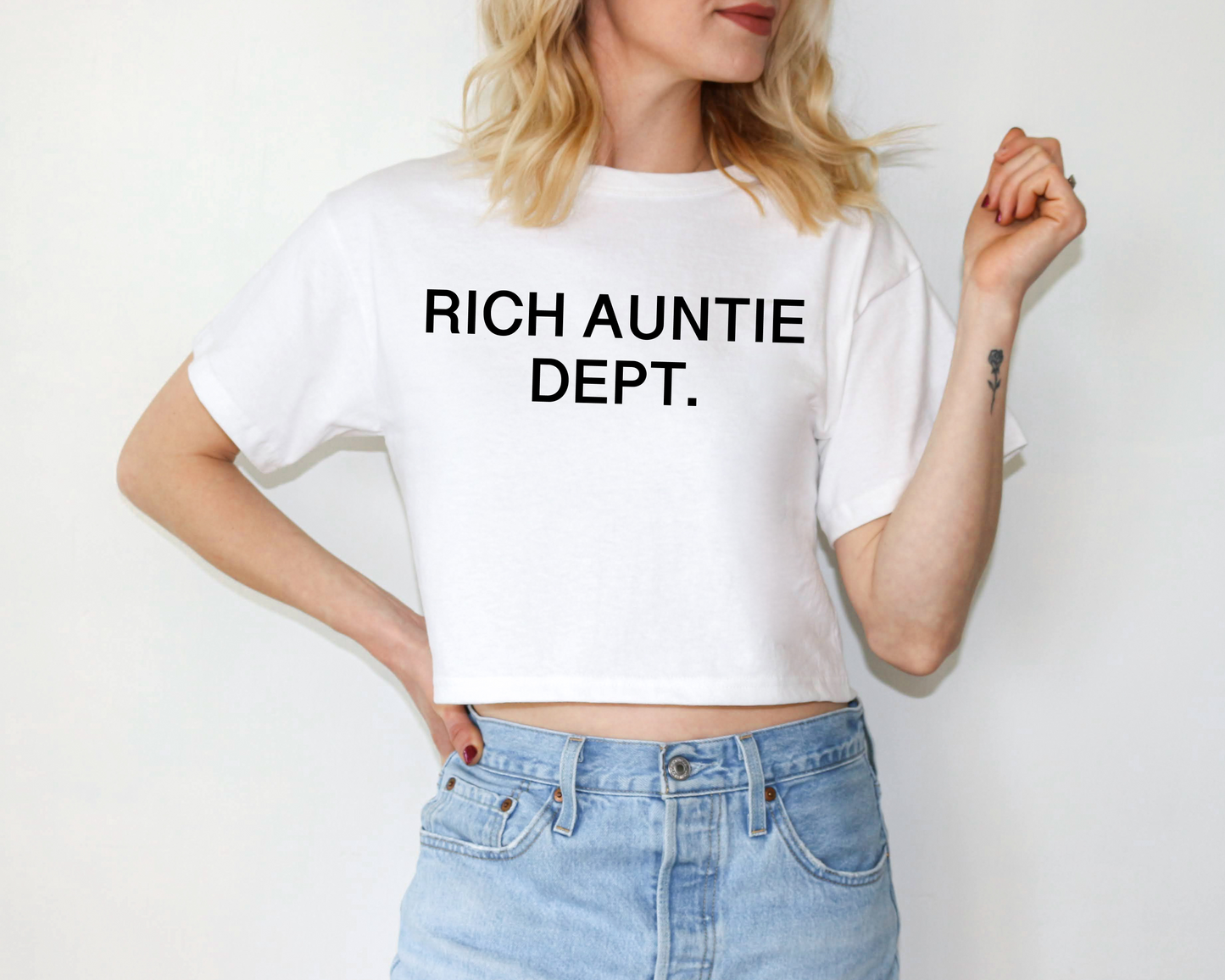 RICH AUNTIE DEPT. Crop-Top,