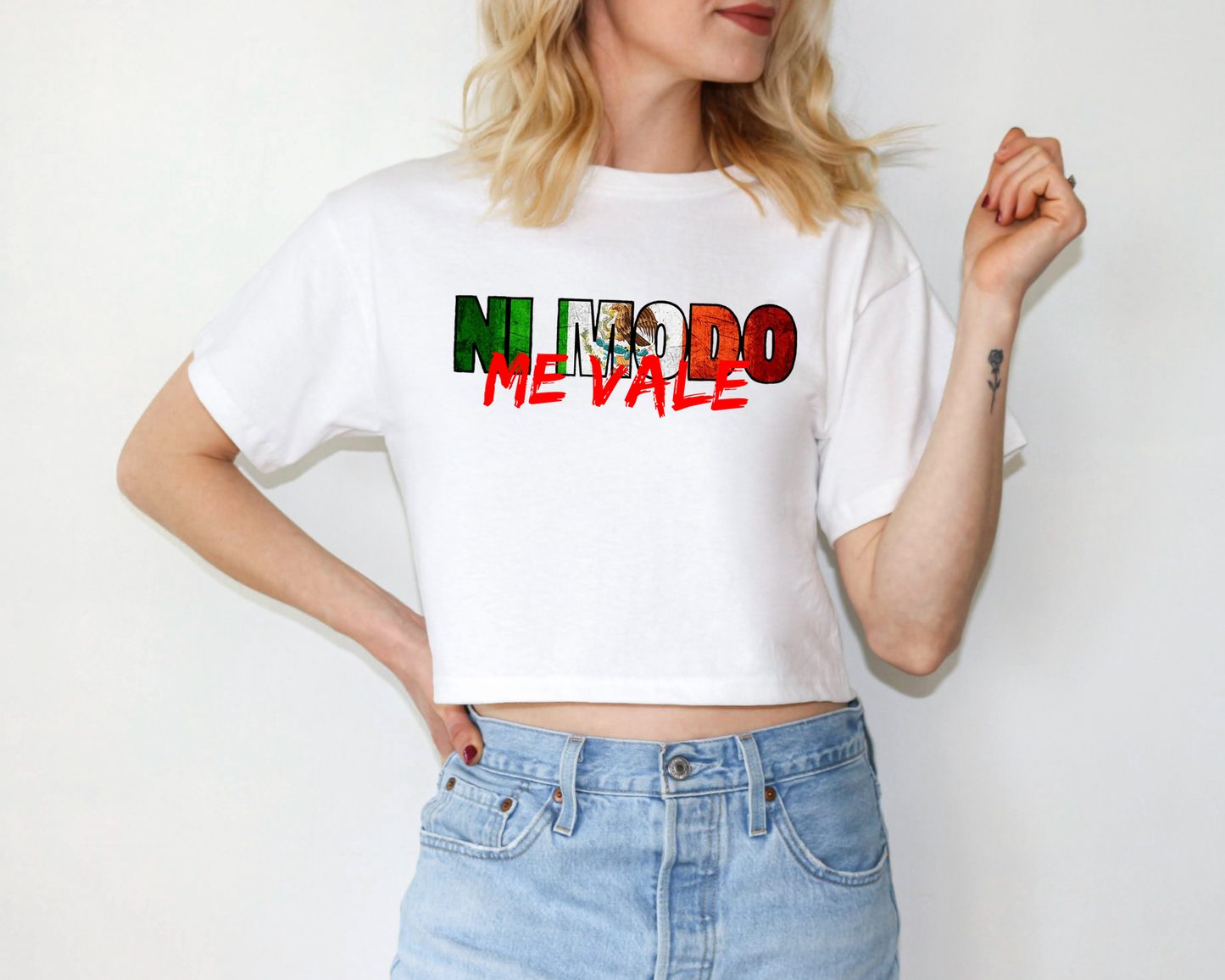 Ni Modo, Me Vale Mexican Crop-Top, Latina Crop-Top, Me Vale Madre, Me Vale Verga, Gift for Her, Gift for Gay, Dichos Mexicanos Hoodie