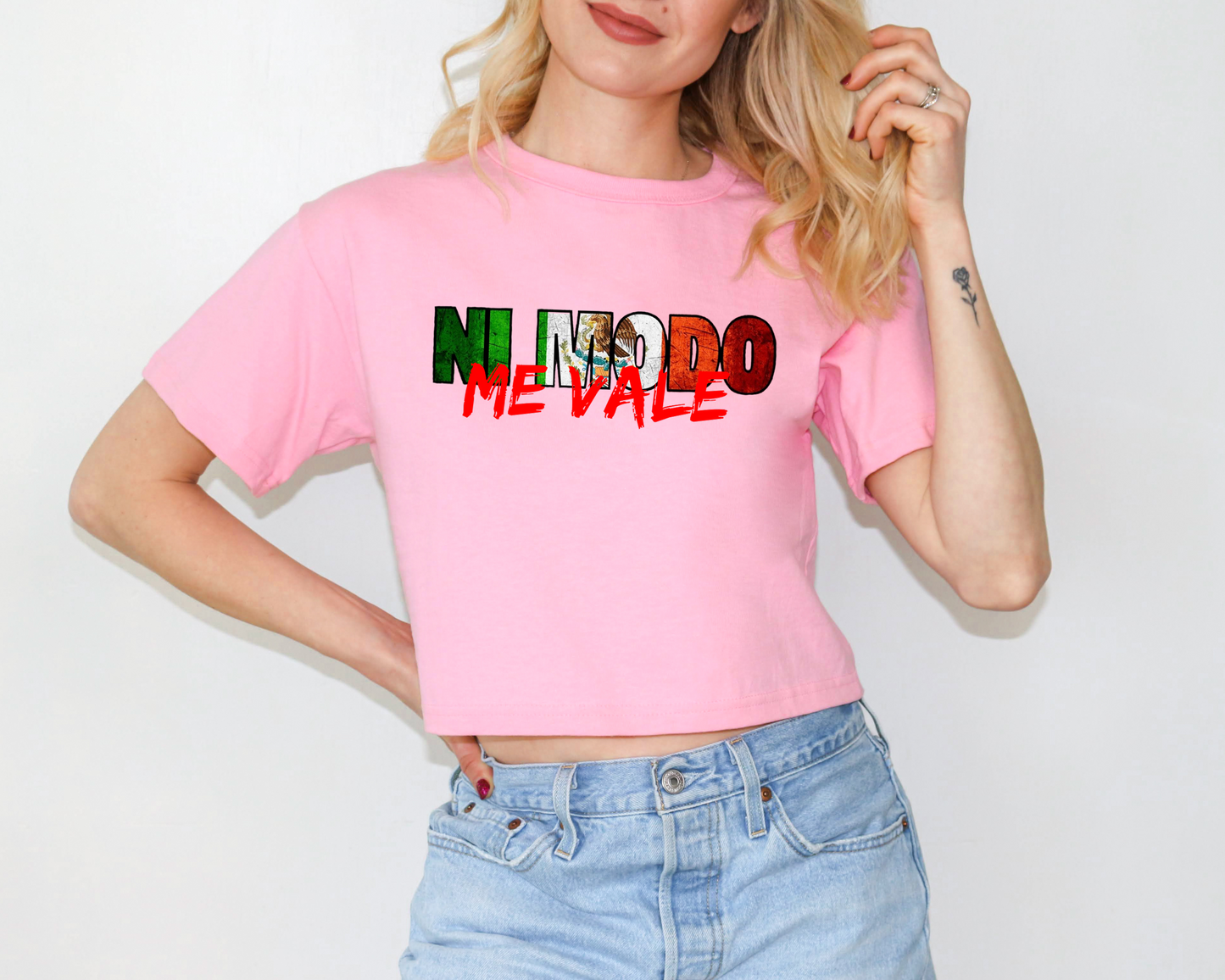 Ni Modo, Me Vale Mexican Crop-Top, Latina Crop-Top, Me Vale Madre, Me Vale Verga, Gift for Her, Gift for Gay, Dichos Mexicanos Hoodie