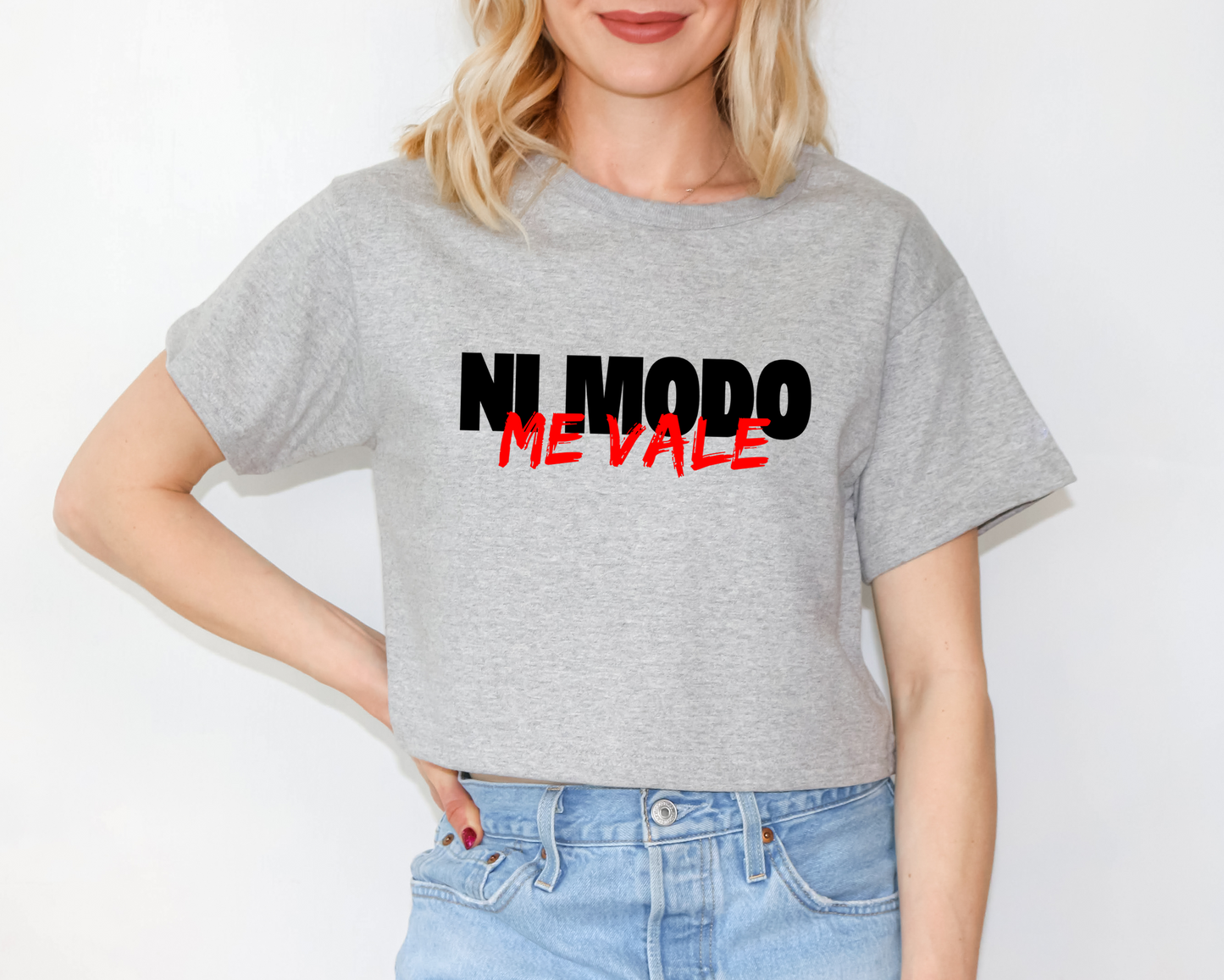 Ni Modo, Me Vale Crop-Top, Latina Crop-Top, Me Vale Madre, Me Vale Verga, Gift for Her, Gift for Gay, Latino Sarcastic Hoodie