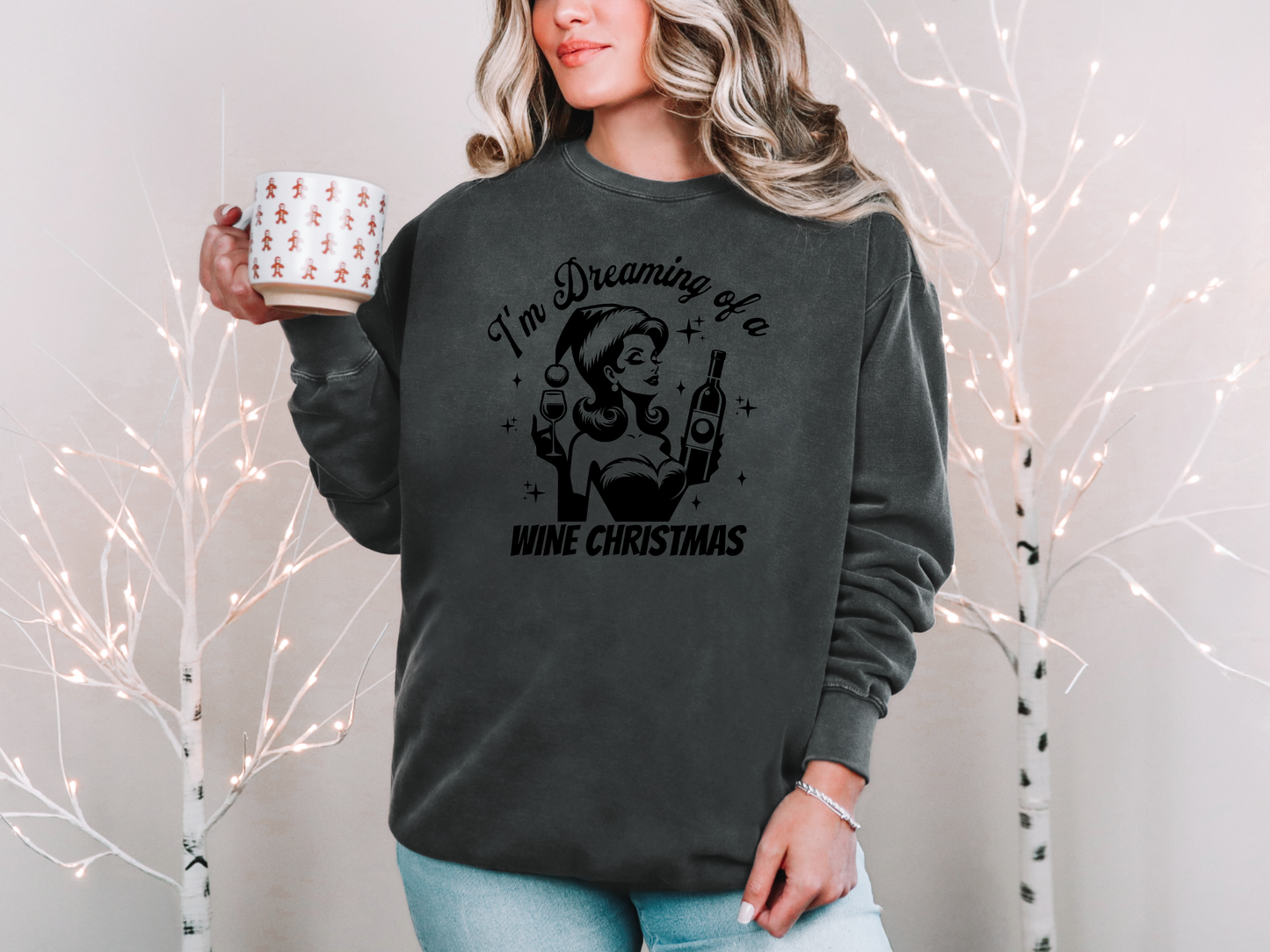 a woman is holding a cup of wine