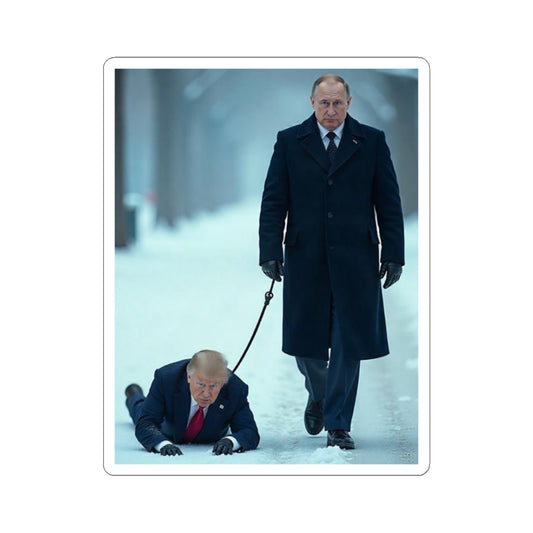 Putin and Trump Sticker - Unique Wall Art Decor, Laptop Stickers, Gift for Art Lovers, Playful Home Decor, Distinctive