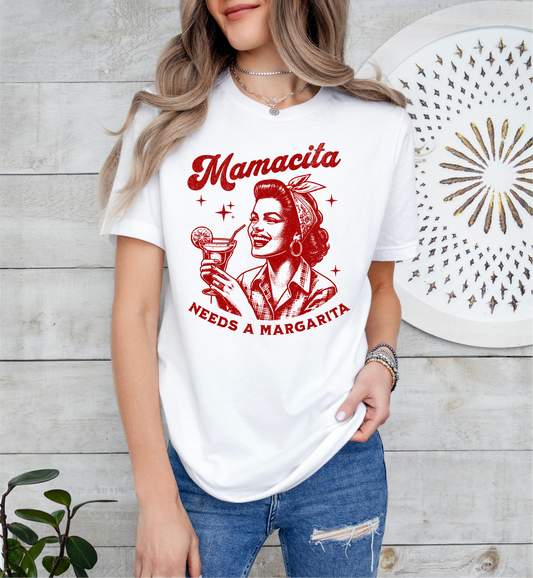 Mamacita Needs a Margarita Funny Tequila Shirt, Tequila Shirt, Tequila Lover Shirt, Tequila Gift, Drinking Shirts, Margarita Shirt
